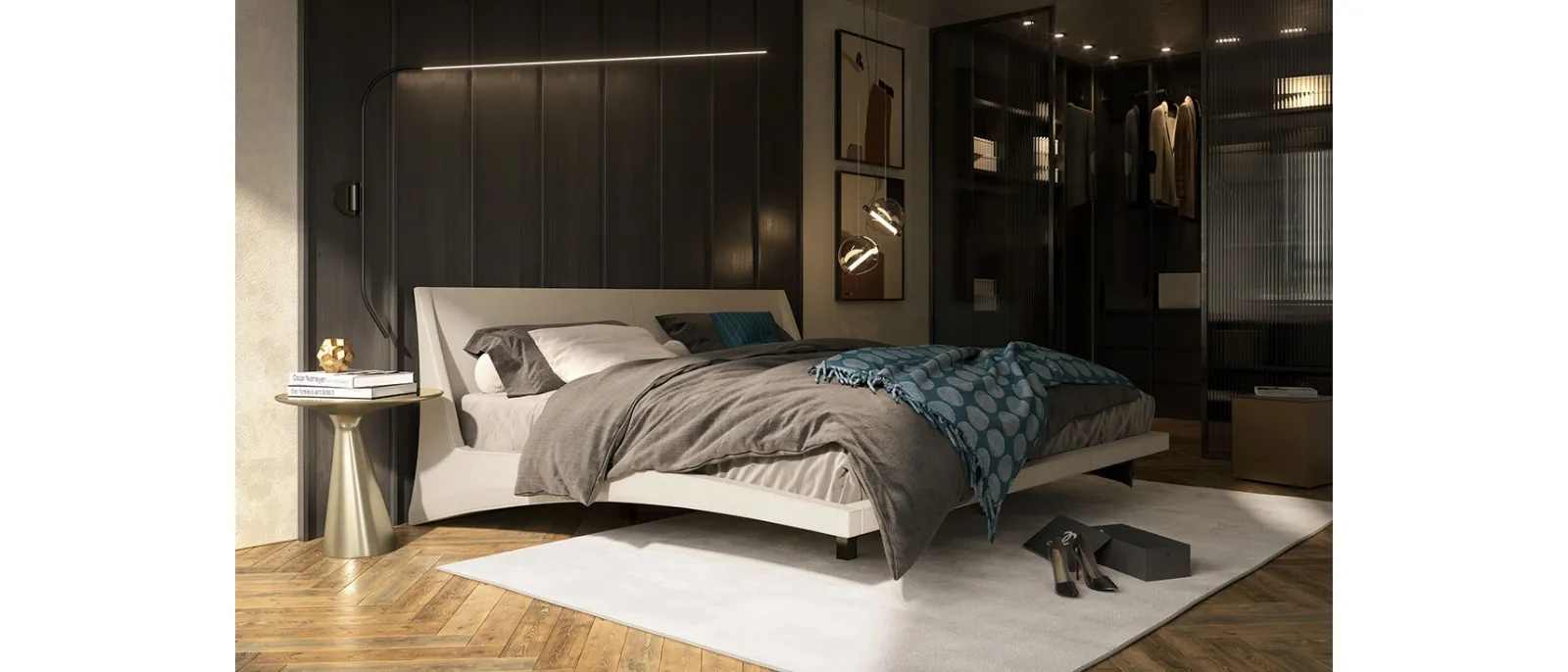 Letto di design Dylan di Cattelan Italia