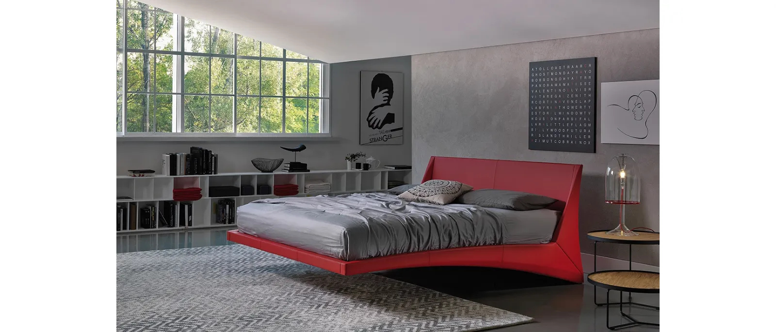 Letto di design Dylan di Cattelan Italia