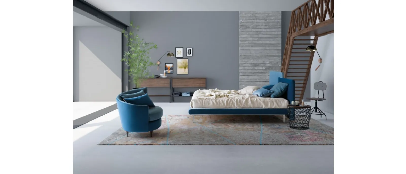 Letto di design Together di Le Comfort