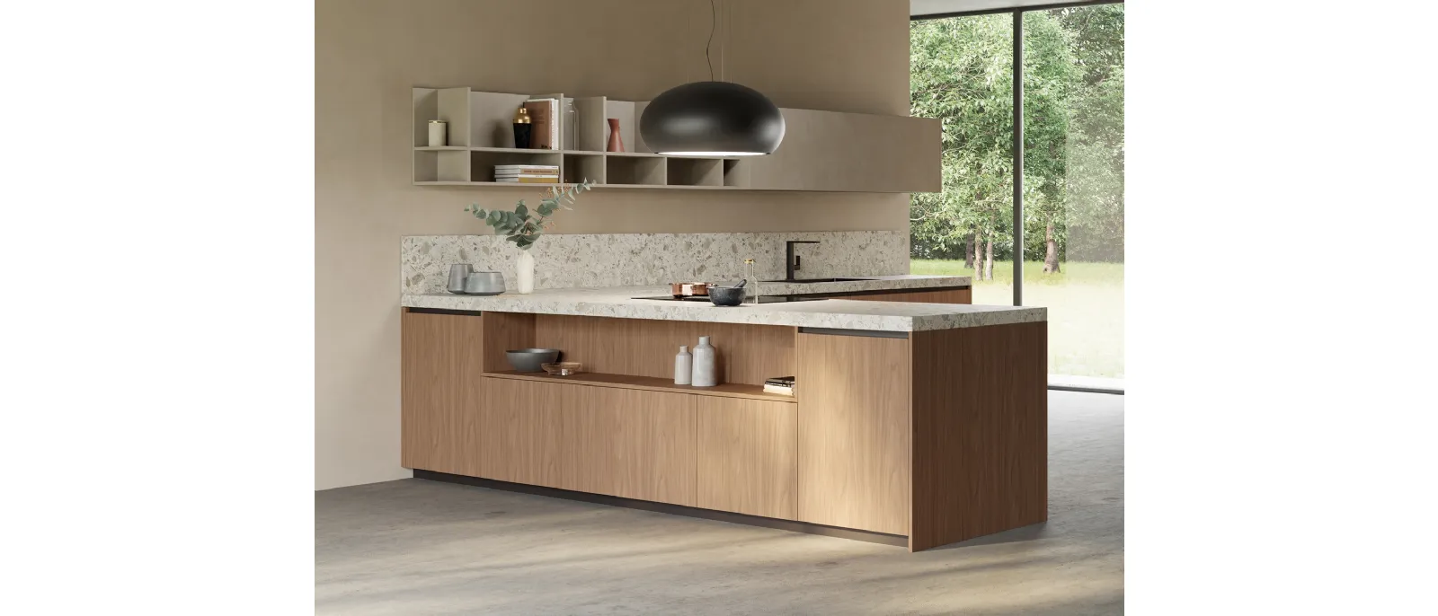 Cucina Design con penisola Isabel 03 di Zecchinon Cucine