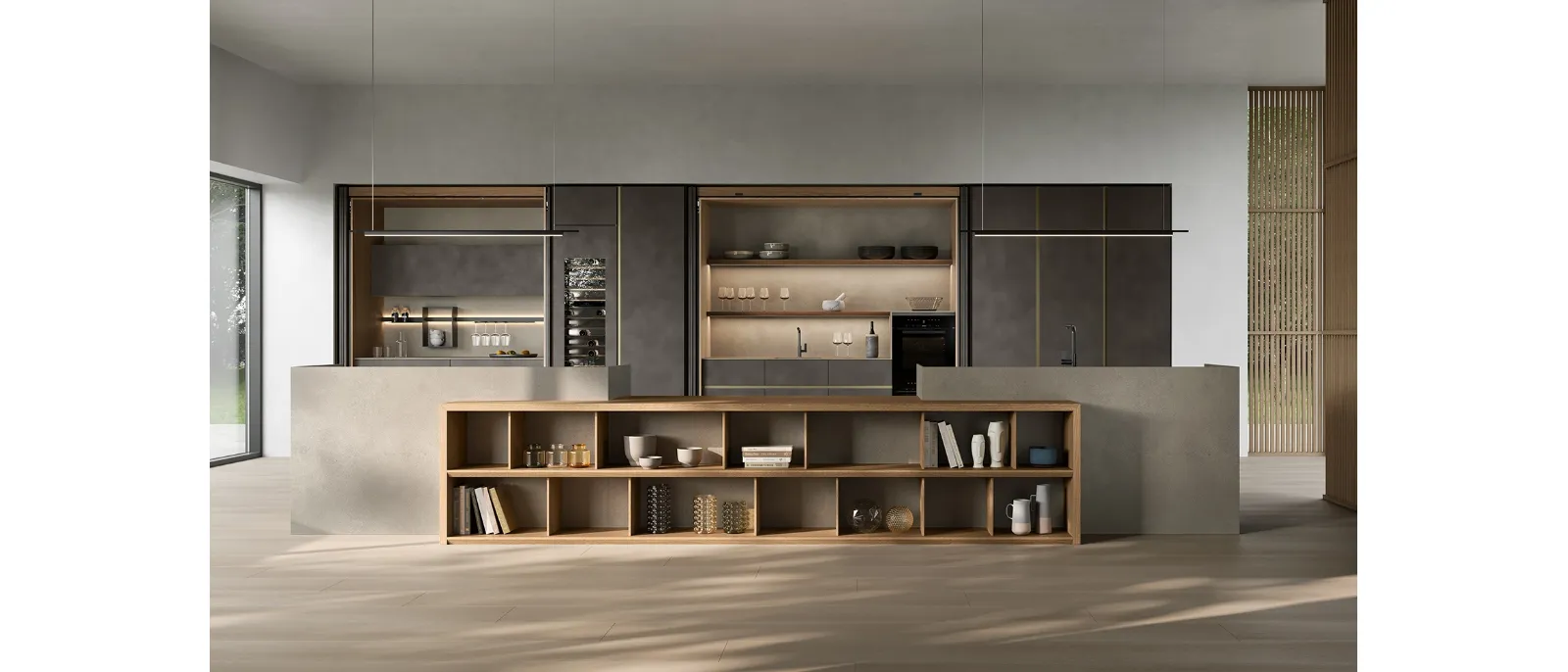 Cucina Design con isola Kate 03 di Zecchinon Cucine